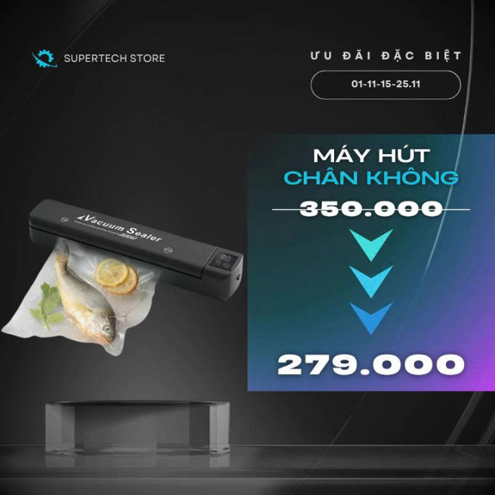 Máy Hút Chân Không Gia Đình Lực Hút 80kPA Hút Đồ Khô & Ướt Màn Hình LCD ...