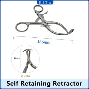 KITA Stainless Steel Weitlaner Retractor 2 Claws Self-Retaining Bone RetractorOrthopedics Surgical Instruments
