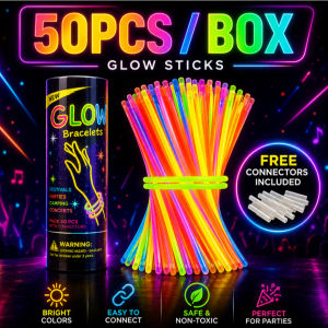 SG Stock 100pcs Glow Stick Lightstick Neon Bracelet Party Concert Festival Kids DIY Toy