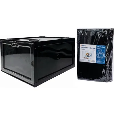 Tủ hộp đựng giày dép nhựa VIỆT NHẬT - 1 3 4 5 tầng nắp trong xếp chồng - 3868/9
