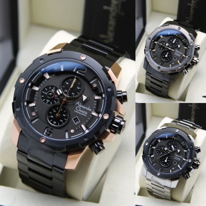 Jam Tangan Pria Alexandre Christie AC 6410 AC6410 AC 6529 AC 6141