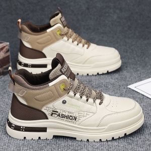 Boots For Men Korean Fashion Sneakers Shoes For Men Comfortable Casual Shoes High Cut Martin Boots Ankle Boots For Men