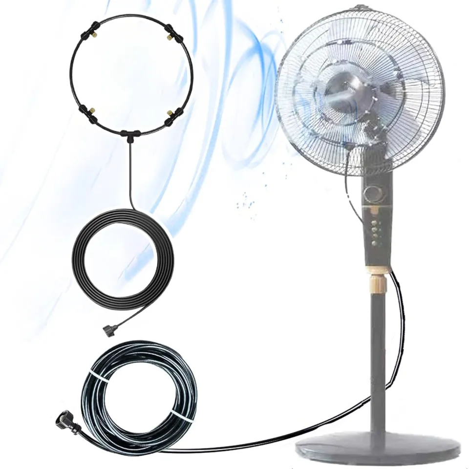 Outdoor Misting System Mist Cooling Attachment Outdoor Misting Fan