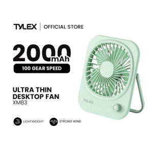 TYLEX XM83 Ultrathin Desktop Fan 2000mAh Battery 100 Gear Wind Speed Cooling Fan