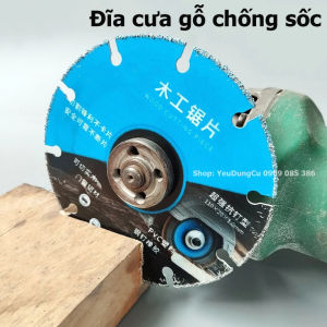 Lưỡi Cưa Gỗ Chống Sốc 110mm - Đĩa Cưa Cắt Gỗ An Toàn Lắp Cho Máy Mài Góc
