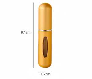 Botol Parfum Refill Mini Portable 5Ml Bottle Spray Aluminium / Travel Size Wadah Tempat Body Spray
