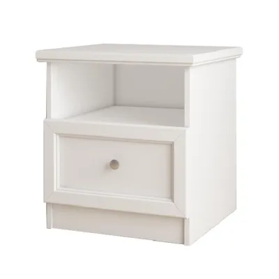 HomePro ตู้ข้างเตียง 1 ลิ้นชัก HELENA สีขาว แบรนด์ FURDINI
