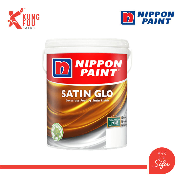 Nippon Paint 1 Litre / 5 Litre / 18 Litre Satin Glo Luxury Color Wall