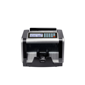 Automatic Currency Detector Machine with UV/MG Counterfeit Detection LCD Display Cash Counting Machine Money Bill Counter Machine Infrared Smart Banknote Counting Machine