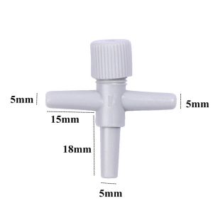 Van Chia Dây Sủi Oxy Van Chỉnh Sủi Chia Khí CO2 Hiệu Quả Phổ Biến Van Điều Chỉnh Lưu Lượng Khí Hồ Cá