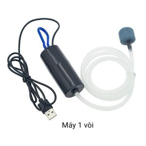 MÁY SỦI OXY MINI CHẠY BẰNG USB SỬ DỤNG TỐT KHI ĐI CÂU CÁ bể cá mini cửa hàng hải sản.....