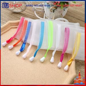 Túi Lưới Tạo Bọt Xà Phòng - 2 Lớp Có Dây Rút - Túi Lưới Đựng Xà Bông