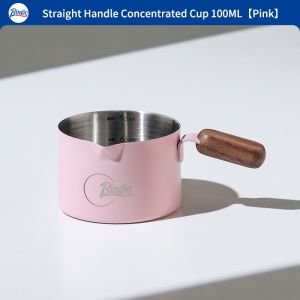 Bincoo cốc Espresso tập trung cup đo thép không gỉ cup Pour-Over ý ounce cup bình sữa 90ml