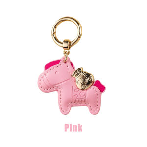 PU Leather PU Horse Keychain Lovely Car Keyring Carrying on Money Pocket Bag Pendant Animal Fashion PU Leather Hanger Men