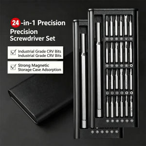 Aluminum Alloy Screwdriver Set Portable Mini Magnetic Bits Electronic Maintenance Hand Tool Kit