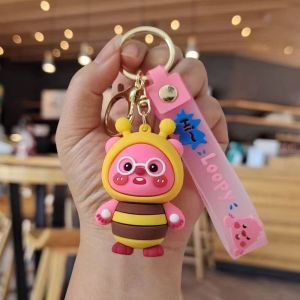 Loopy Keychain Cute 🔑 露比卡通海狸钥匙扣 Gantungan Kunci Kartun Comel Beg Aksesori Cartoon Key Ring Bag Accessories Decoration Gift