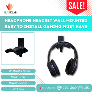 Headphone Headset Wall Mounted Holder Easy to Install Gaming Must Have