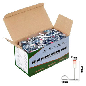 500Pcs/Pack Steel Nails Fits Manual Tufting Gun Steel Rivet Tool Concrete Wall Anchor Wire Slotting