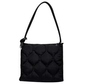 NAOMI Puffy Bag Korea Tote Bag Resleting Shoulder Bag Tas Kuliah Tas Bahu Selempang Wanita Terbaru