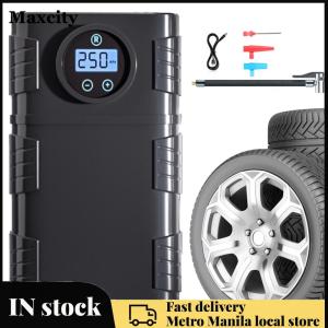 【Maxcity Fast delivery】 150PSI Cordless Tire Inflator USB Rechargeable Smart Tire Pump LCD Display Wireless Air Pump for Moto Bike Car Tyre
