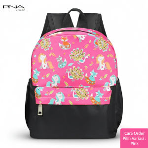 Peonia PNA UNICORN PICCO Ransel Tas Wanita Laptop Punggung Kantor Kerja Sekolah Kuliah Outdoor Trendy Fashion Style Travel Casual Backpack Anak Remaja Perempuan Selempang Cewek Bag