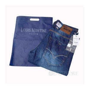 Celana Jeans Pria Loius Martine Model Reguler Panjang Non-Stretch Premium BlueJeans Classic