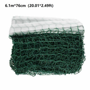 Professional Badminton Net Outdoor Tennis Net Mesh Volleyball Net 6.1mX0.76m Standard Portable Volleyball Net for Indoor Outdoor Court