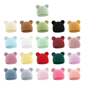 Mũ nón cho bé thoải mái co giãn bông điều dưỡng Mũ Mũ bệnh viện cho trẻ sơ sinh 0-3 tháng nhiều dịp