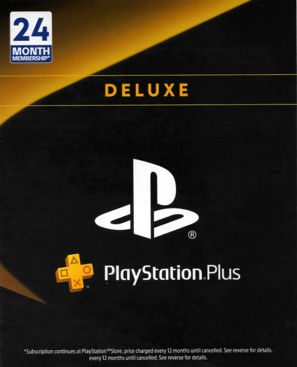 PS4 PS5 PlayStation Plus Deluxe 24 Month Membership Subscription