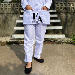 Seragam Dinas Putih Wanita Baju Putih PNS Wanita Baju Dinas Putih Perawat/Bidan Seragam Putih Dokter