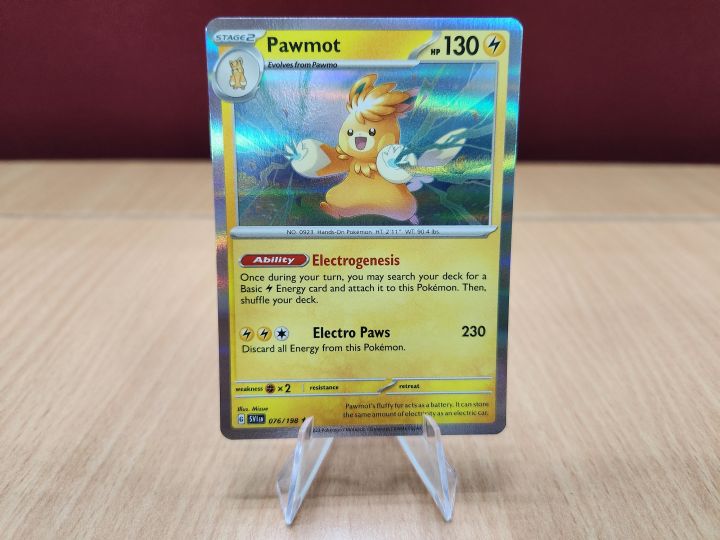 pawmot pokemon card price Pokemon TCG Scarlet & Violet Pawmot Holo 76/198 main image 0