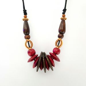 Promo Best Seller Kalung Cantik / Kalung Fashion / Kalung Batik / Aksesoris Batik / Kalung Etnik / Kalung Handmade / Kalung Wanita / Aksesoris Wanita / Kalung Hijab / Kalung Modern KFZ39