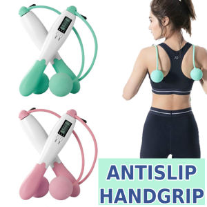 Holmes Smart Digital Autocount Skipping Rope Antislip Hand Grip Sport Fitness Gym Training Ropeless Skip Rope