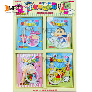 24Pcs Party Gift Quiet Book Crayon Shin-Chan Pad For Party Gift-Loot bag Filler