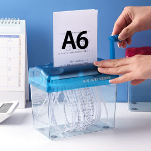 SG Manual Paper Shredder A4 /A6 Paper Cutting Machine for Home Mini Portable Manual Shredder