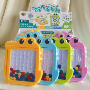 [TM77]Mainan Anak Papan Dot Magnet Mini Motif Dinosaurus / Magnetic Dot Board Drawing / Papan Manik Magnet / Mainan Edukasi Kreatifitas / Papan Gambar Bentuk Dino