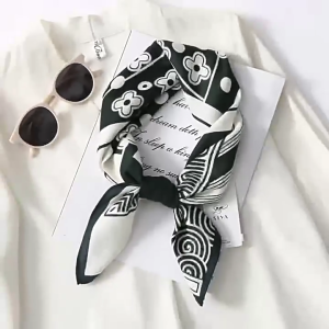 68x68cm Stylish Womens Scarf Soft & Breathable Kerchief Square Head Wrap Scarf for Daily Commute Parties and Travel