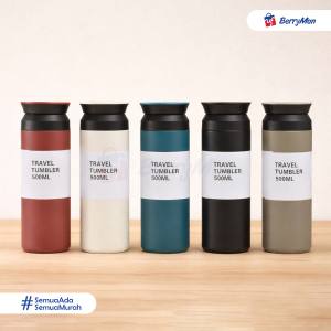 TERMOS TRAVEL TUMBLER JAPAN PREMIUM Stainless Steel 500 ml Tahan Minuman Panas & Dingin
