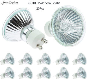 Jmax 20Pcs GU10 Halogen Bulb 35W 50W (Dimmable-LED) Suitable for Candle Warmer Lamp Yankee Candle Warmer Track Light and other Candle Burner Holder for Scented Candle Yama Desu