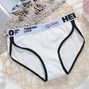 ChoiFoo ชุดชั้นในผู้หญิงแฟชั่นชุดชั้นในผ้าฝ้ายชุดชั้นในกีฬาได้ชุดชั้นในดูดซับเหงื่อไร้รอยต่อกางเกงในกลางเอวเย็นและระบายอากาศได้ดีกางเกงในยืดหยุ่นสูงในฤดูร้อน