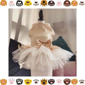 【Storewide Sale】 Canine Summer Dog Dress Pet Dog Clothes for Small Dog Wedding Dress Skirt Puppy Clothing Spring Fashion Jean Pet Clothes XS-XXL