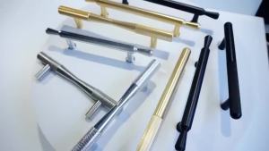 Modern Simple Aluminum Alloy Cabinet Handle Pull for Kitchen Drawer Wardrobe Closet Door Rustproof Lightweight