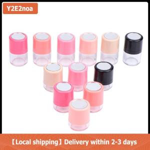 【Local shipping】 Mini Empty Refillable Loose Powder Box With Powder Puff Diy Cosmetic Powder Case Blusher Finishing Powder Jar Container