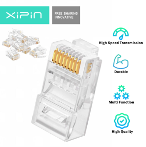 CAT5 Gold Plated RJ45 Net Network Modular Plug (8pcs)