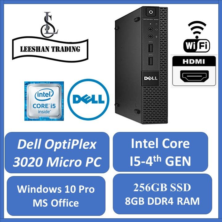 DELL OptiPlex 3020 Mini Desktop Computer Ultra Small Intel Core i5