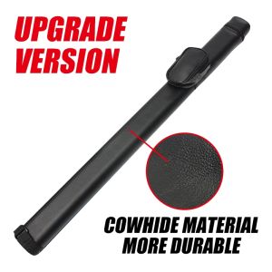 【COD/Original】Billiard Cue Stick Case Black Pool Cue Stick Hard Case 1 Stick 2 Holes