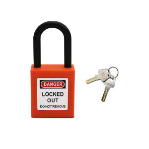 Nylon LOTO Padlock 38mm Lockout Industry Tools For Insulation Safety Engineering Padlock