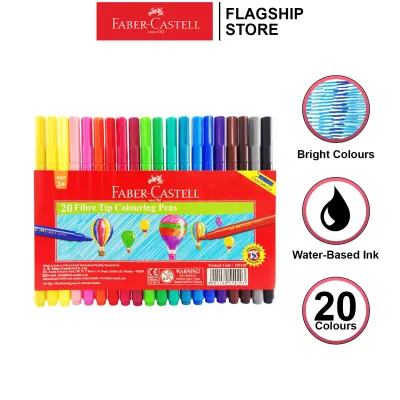 Faber-Castell Coloring Pen 20 colors (Colored Cap) (12155420)