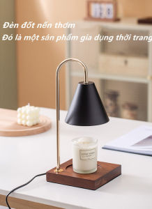 Đèn đốt nến thơm đèn bànSáp thơm phòngCandle warmer lampĐèn phòng ngủNến xông tinh dầuThơm phòngCandle nến thơmChụp đèn kim loại