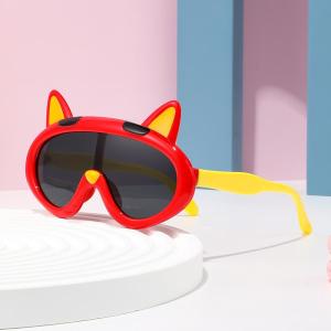 JN IMPRESSION Korean Style Childrens Ins Sun Protection Trendy Boy Cartoon Sunglasses